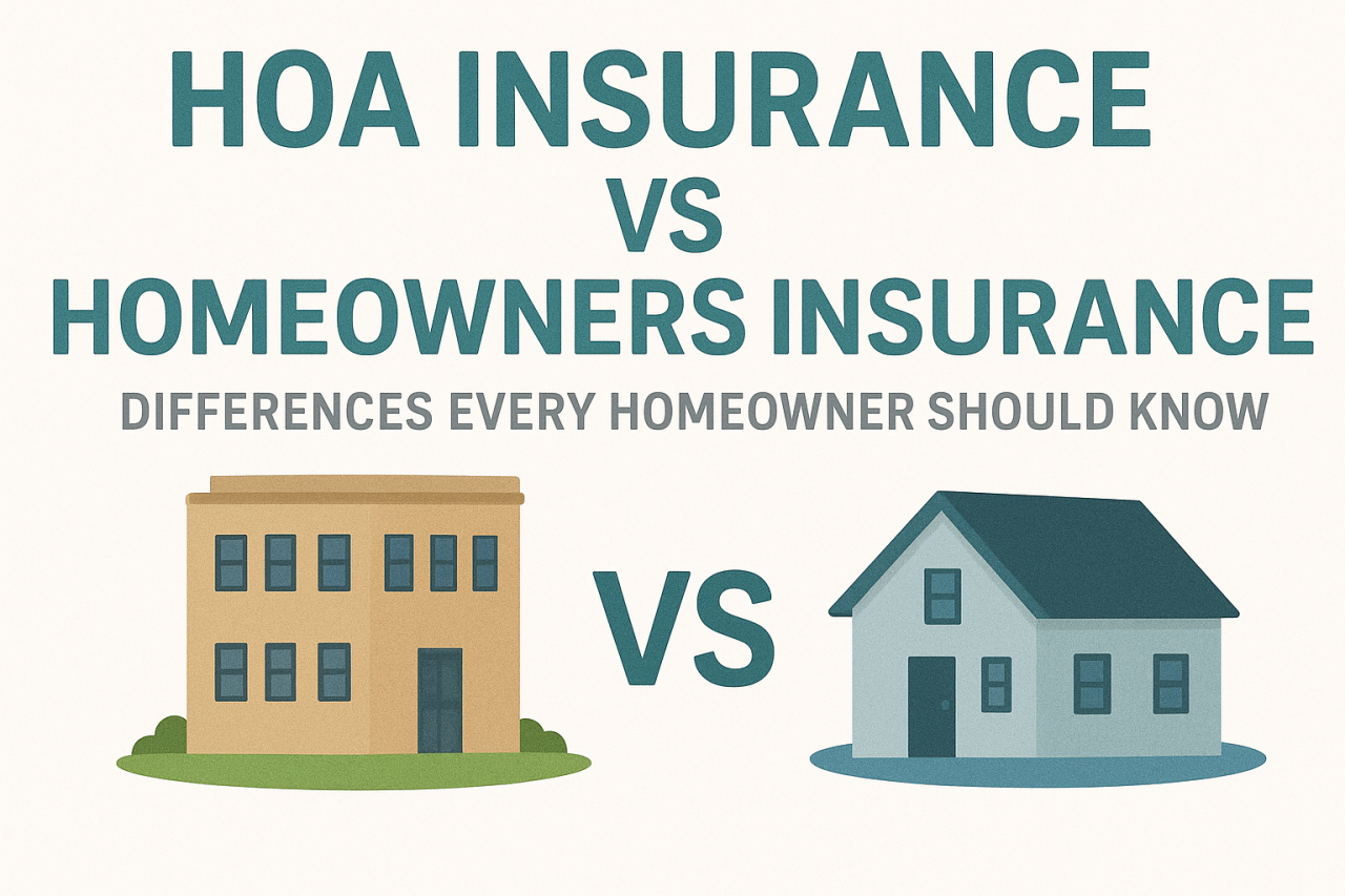 HOA Insurance vs Homeowners Insurance